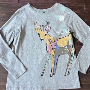 Tea Collection Deer Long-Sleeve Tee
